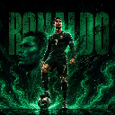 Cristiano Ronaldo Green Flame CR7 Live Wallpaper