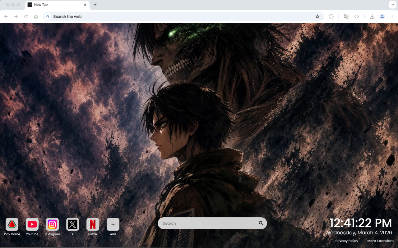 Eren Yeager Attack Titan Power Live Wallpaper