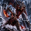 God of War Kratos Against the Frost Dragon Live Wallpaper