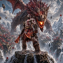 God of War Kratos Dragon Fury Live Wallpaper