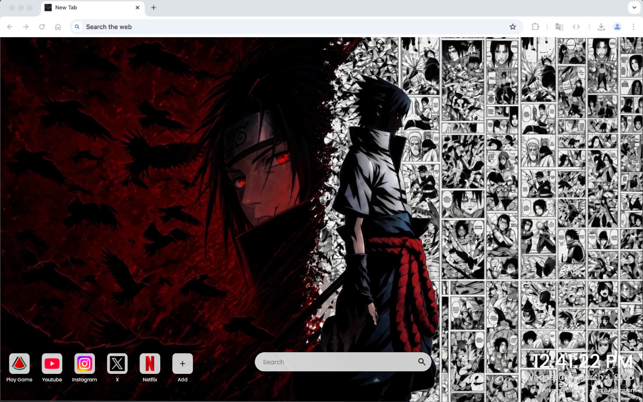 Itachi and Sasuke Uchiha Crimson Legacy Live Wallpaper