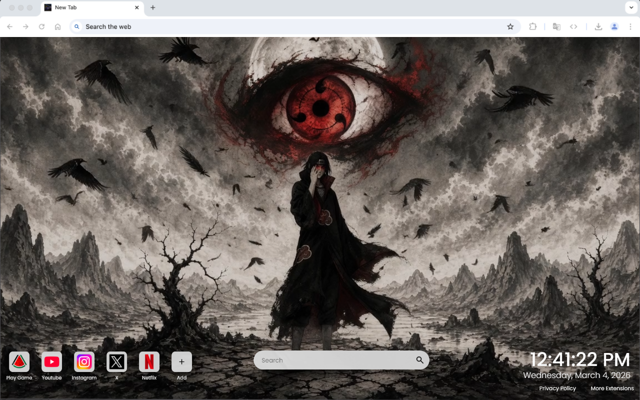 Itachi Uchiha Crimson Eye Live Wallpaper