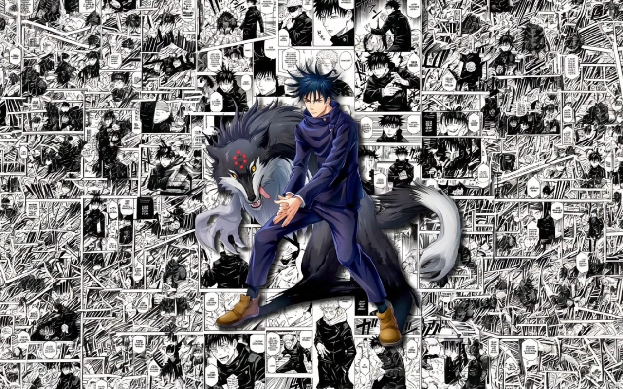 JJK Megumi Fushiguro: The Shadow Wolf Live Wallpaper