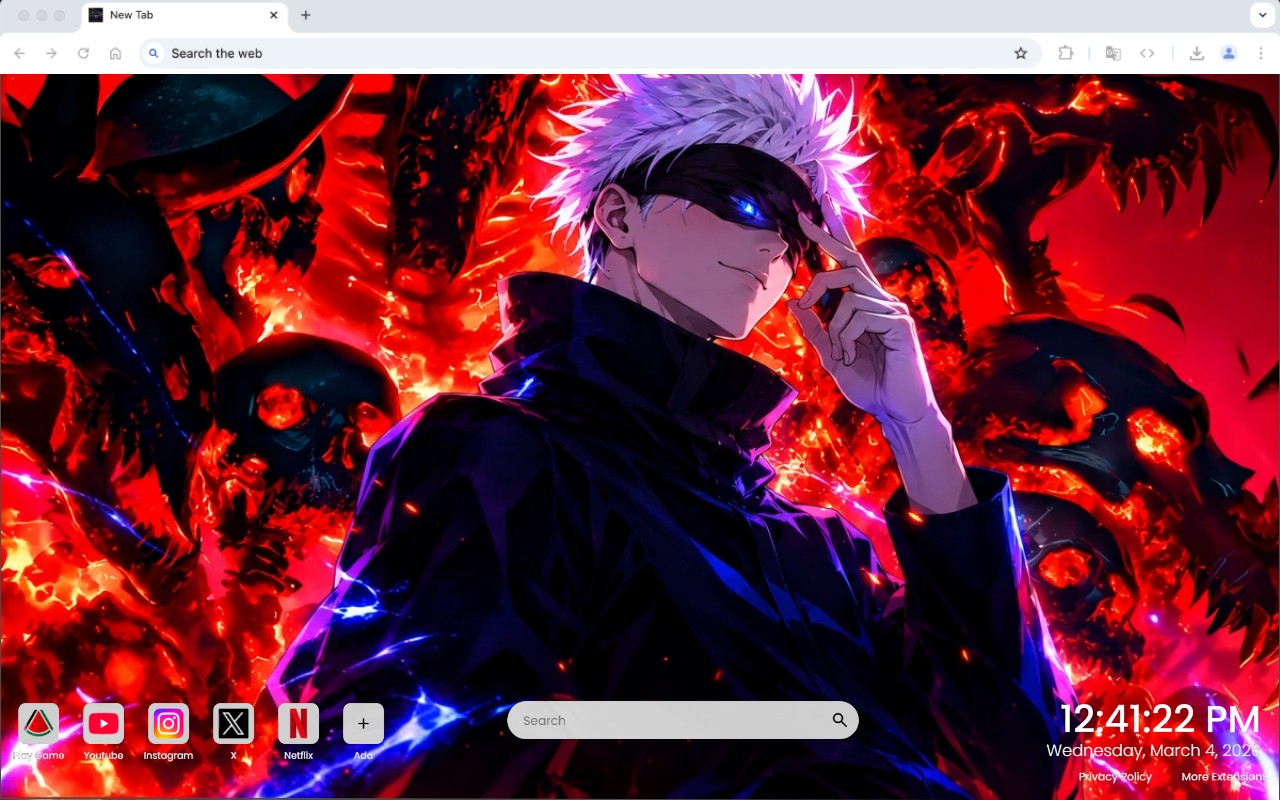 Jujutsu Kaisen Skull Inferno Live Wallpaper