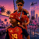 Lamine Yamal GTA VI Vice City Live Wallpaper