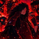 Madara Uchiha: Hellfire Behind the Shinobi Live Wallpaper