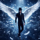 Michael Jackson Angel of Moonlight Live Wallpaper