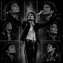 Michael Jackson Black and White Live Wallpaper