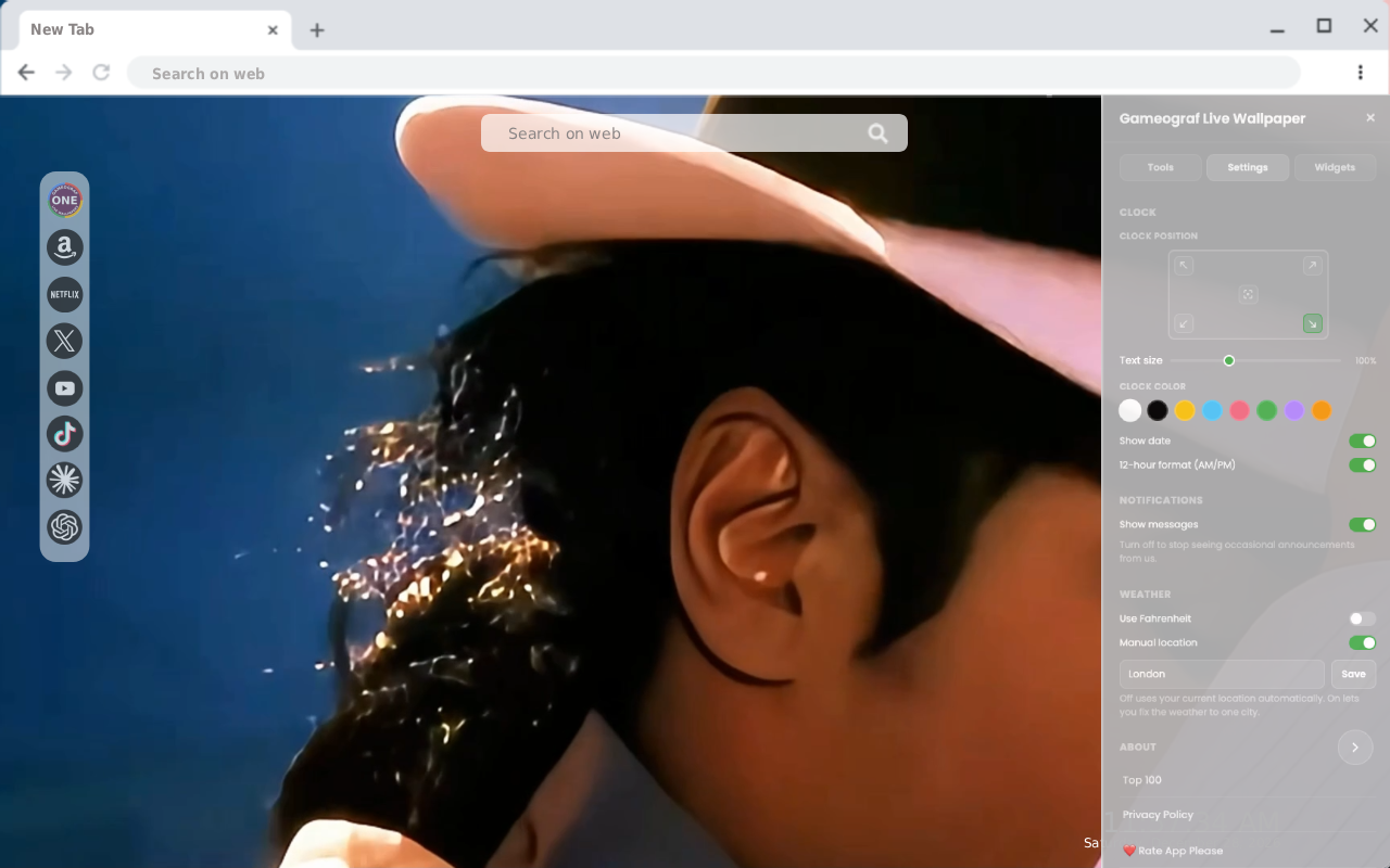 Michael Jackson: Dance Among the Stars Live Wallpaper