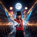 Michael Jackson King of Pop Moonlight Concert Live Wallpaper