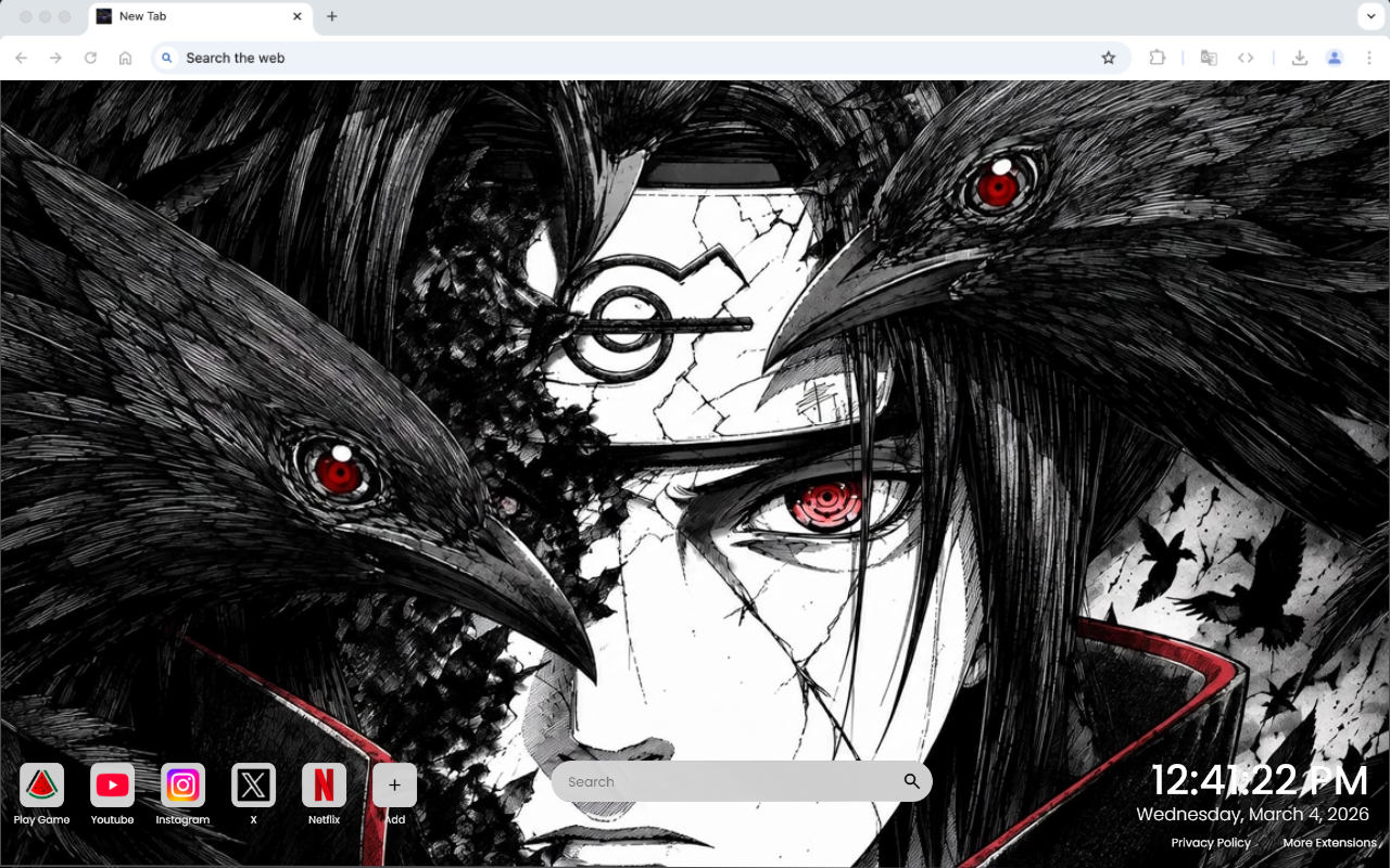 Naruto Itachi Crowborn Sharingan Live Wallpaper