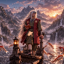 Naruto Jiraiya Legendary Sage Sunset Live Wallpaper