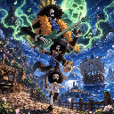 One Piece Brook: Music Under the Moonlight Live Wallpaper