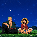 One Piece Luffy & Zoro Eternal Night Live Wallpaper