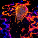 One Piece Sanji: Blue Fire & Orange Flame Live Wallpaper