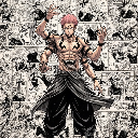 Sukuna: The Four-Armed Manga King Live Wallpaper