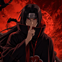 Itachi Uchiha: Red Moon and Silent Crows Live Wallpaper