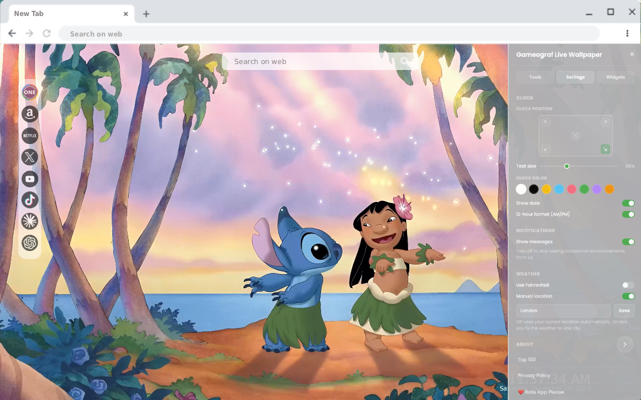 Lilo & Stitch Live Wallpaper