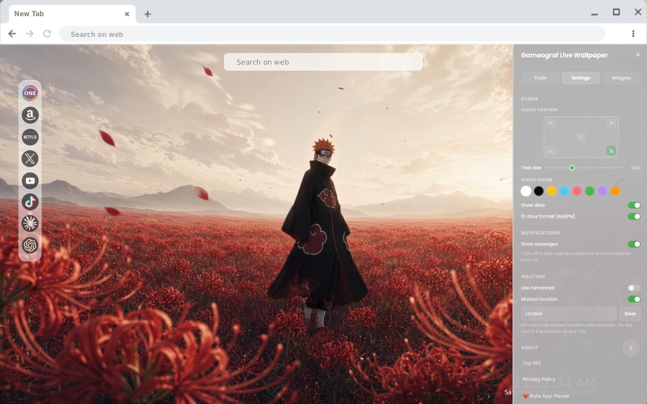 Pain: Red Spider Lily Field Live Wallpaper
